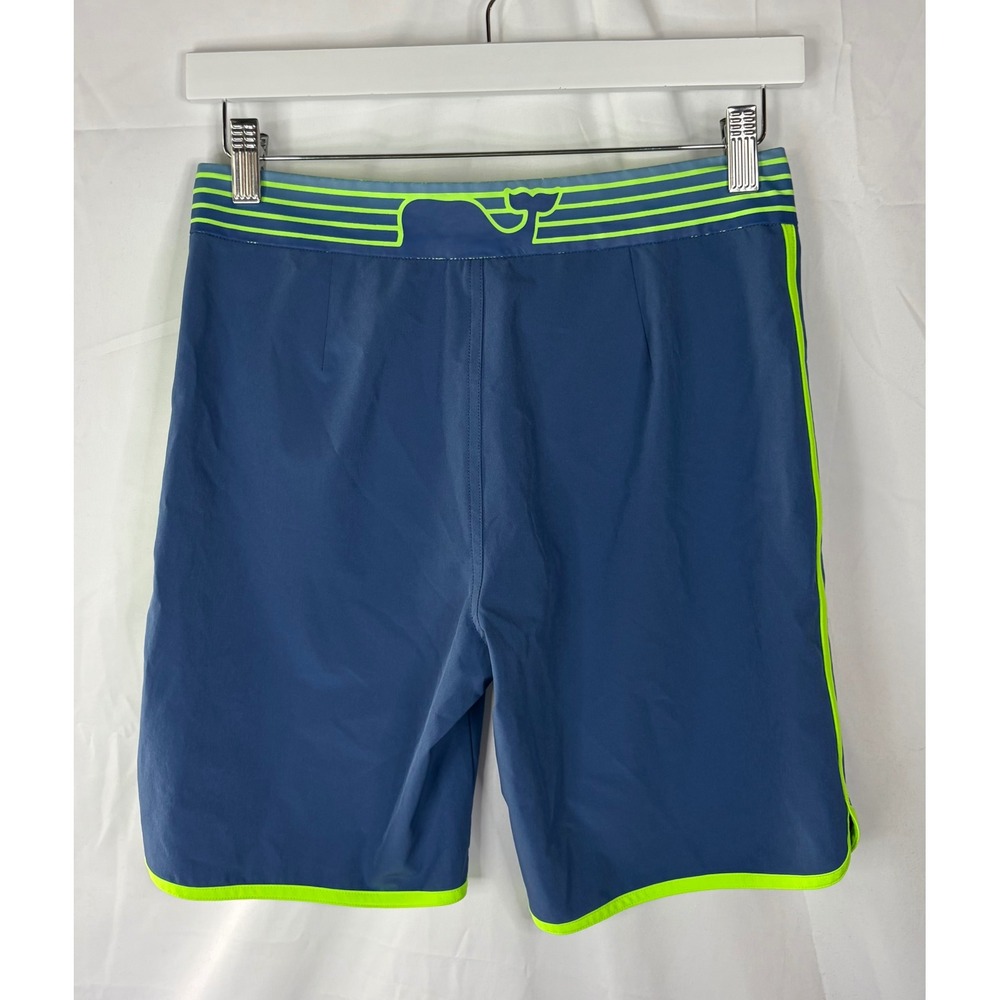 Vineyard Vines‎ Boys Blue Neon Green Board Shorts Swim Trunks Size M 12-14 - Picture 14 of 14